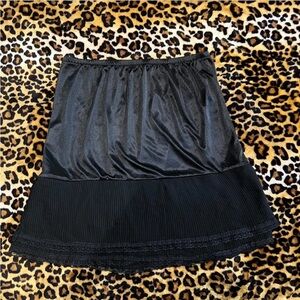 Black Bubble Mini Skirt for Cocktail Nights